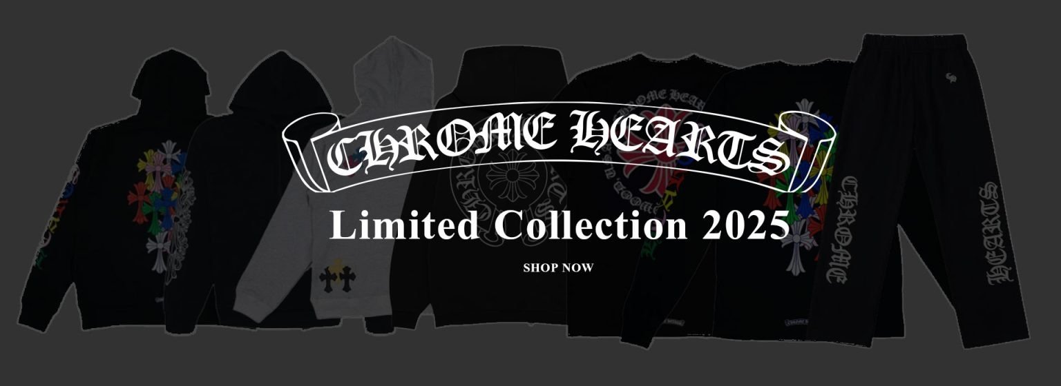 Chrome Hearts Hoodie with Silver Chain Design