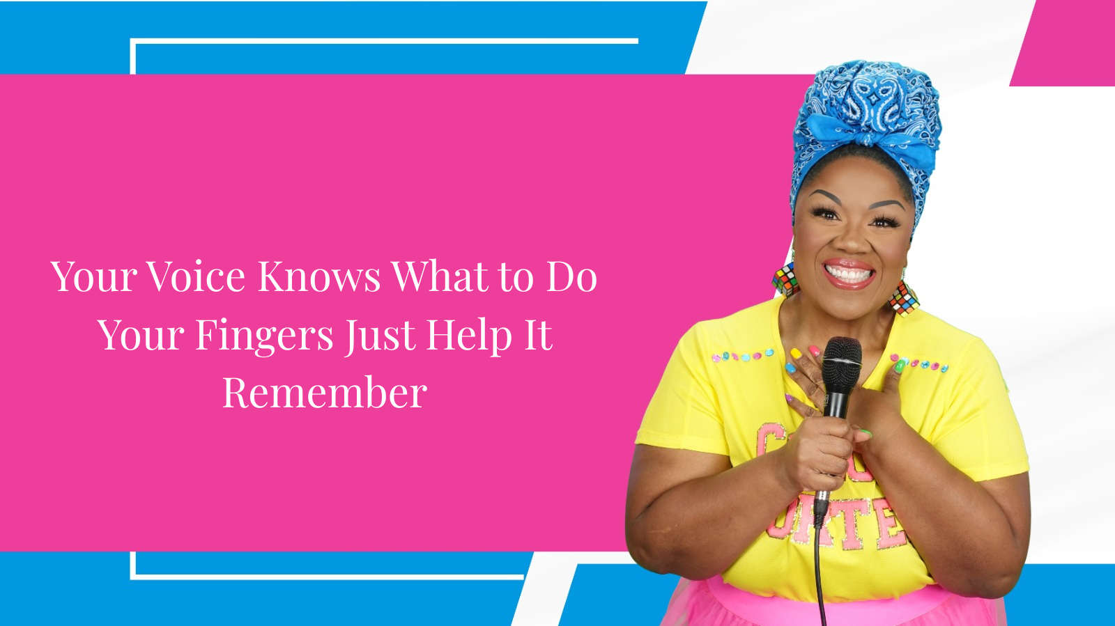 Your Voice Knows What to Do Your Fingers Just Help It Remember