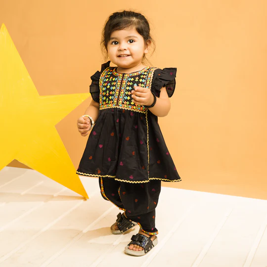 Adorable Pakistani Fancy Suits for Infant Girls