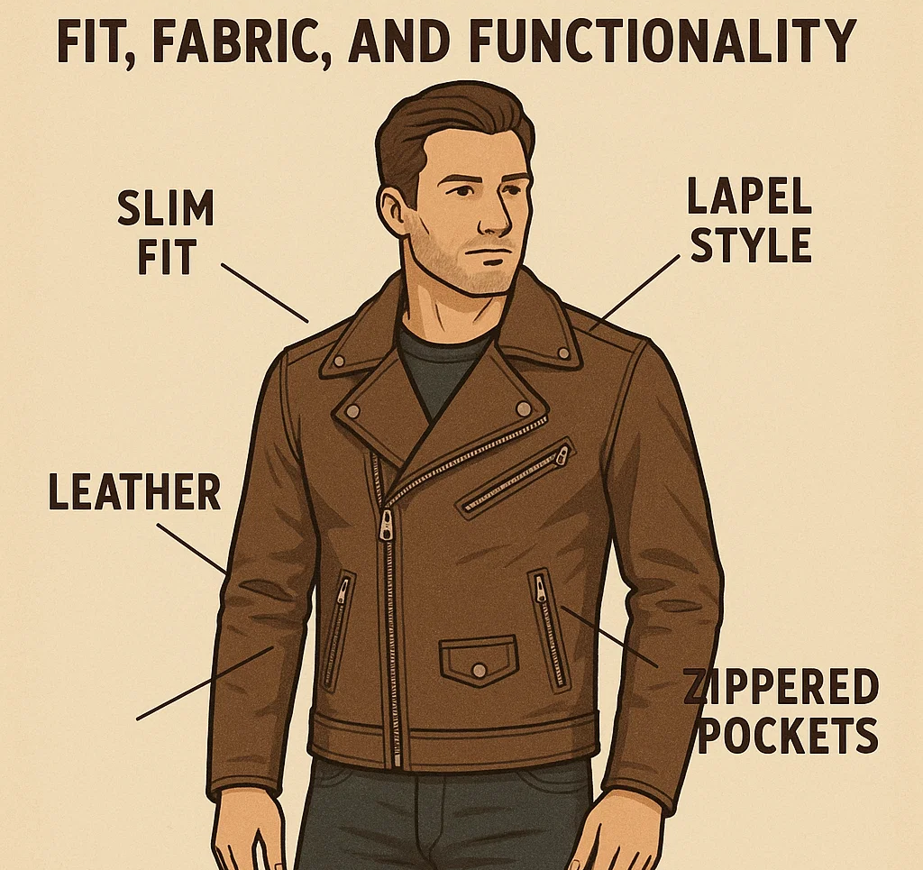 Men’s Motorcycle Jackets Explained: Fit, Fabric, and Functionality